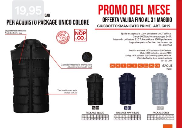 Givova set Bodywarmers